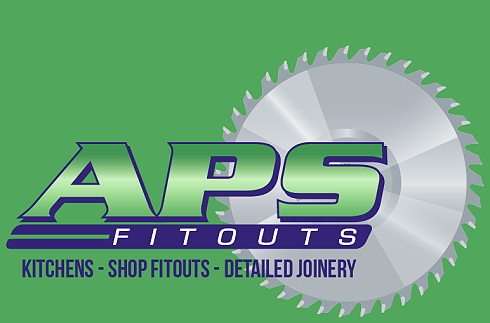 A.P.S. Fitouts  —  Kitchens · Shop Fitouts · Detailed Joinery